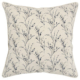 Blue Tiny Floral Buds Throw Pillow